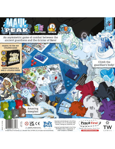 Juego de Mesa Maul Peak Pencil First Games - Táctico 2 Jugadores