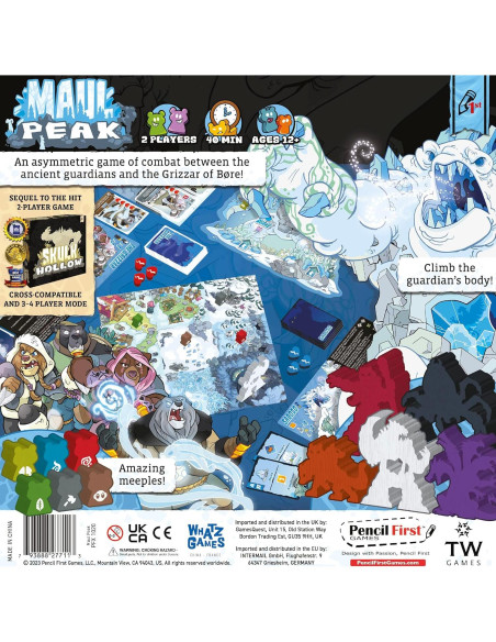Juego de Mesa Maul Peak Pencil First Games - Táctico 2 Jugadores