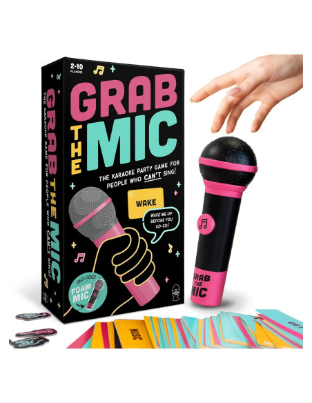 Juego de Karaoke Familiar Lucky Egg Grab The Mic 250 Letras
