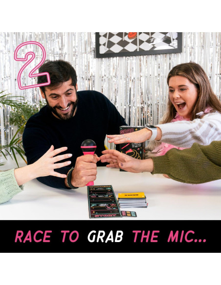 Juego de Karaoke Familiar Lucky Egg Grab The Mic 250 Letras