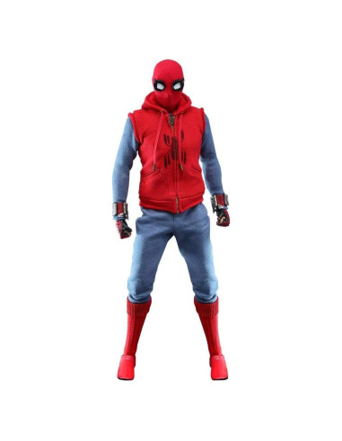 Figura Coleccionable Hot Toys Spider-Man Traje Casero 28.5 cm