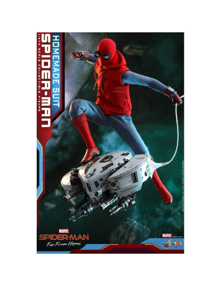 Figura Coleccionable Hot Toys Spider-Man Traje Casero 28.5 cm Figura Coleccionable Hot Toys Spider-Man Traje Casero 28.5 cm