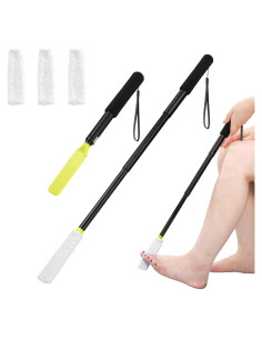 Cepillo Exfoliador de Pies Ajustable Lige 30-61 cm con Cabezas Reemplazables