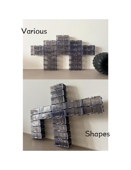 Caja de Almacenamiento 40 Pcs CamPeakGear para Coches 1/64