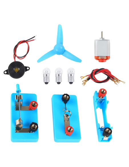 Kit de Motor DC Eléctrico Burnur para Proyectos STEM 8-14 años