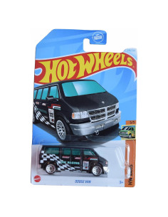 Hot Wheels Dodge Van 1:64 Mattel Negro 5/5