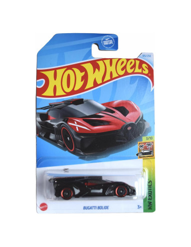 Hot Wheels Bugatti Bolide 1:64 Mattel Negro/Rojo