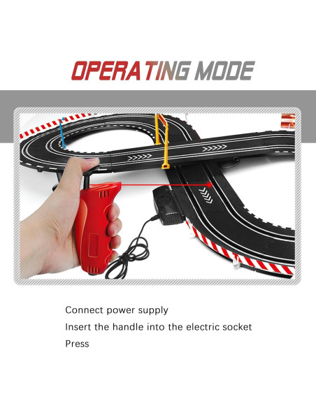 Set de Pista de Carreras Eléctrico Rcovasc 1.70 kg 6-12 años Set de Pista de Carreras Eléctrico Rcovasc 1.70 kg 6-12 años