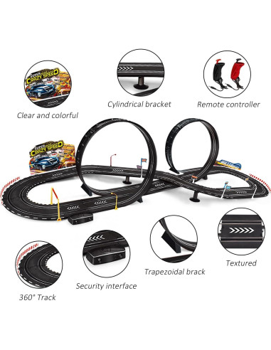 Set de Pista de Carreras Eléctrico Rcovasc 1.70 kg 6-12 años