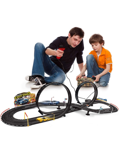 Set de Pista de Carreras Eléctrico Rcovasc 1.70 kg 6-12 años Set de Pista de Carreras Eléctrico Rcovasc 1.70 kg 6-12 años