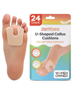 Almohadillas de Callos ZenToes Fieltro U 24 Unidades 0.32 cm