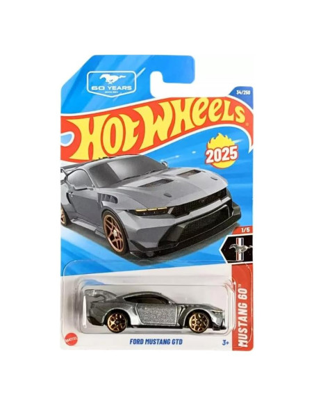 Hot Wheels Ford Mustang GTD 1:64 Metal Colección Mustang 60