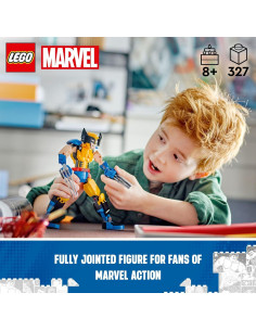 Figura de Construcción LEGO Marvel Wolverine 76257 22 cm Articulada 2