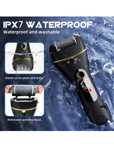 Removedor de Callos Eléctrico 16 en 1 7d24hcare Negro 2