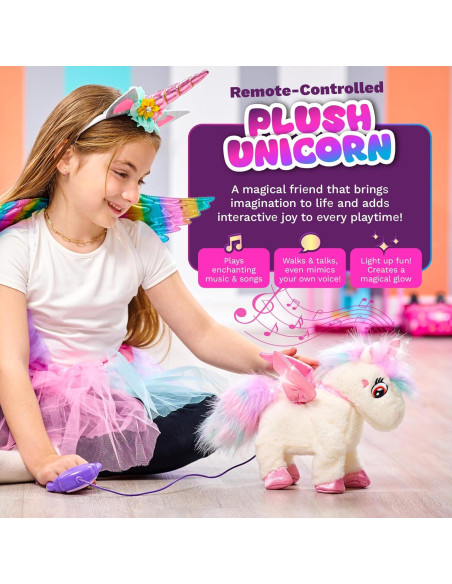 Juguete Unicornio Greenbo Interactivo 0.91kg 12x9x5cm Juguete Unicornio Greenbo Interactivo 0.91kg 12x9x5cm