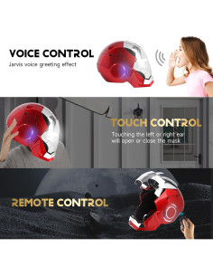 Casco Electrónico Iron-Man MK5 Control Voz LED Efectos 2