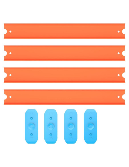 Juego de Pistas de Reemplazo 8 Piezas Hot Wheels 91 cm Juego de Pistas de Reemplazo 8 Piezas Hot Wheels 91 cm