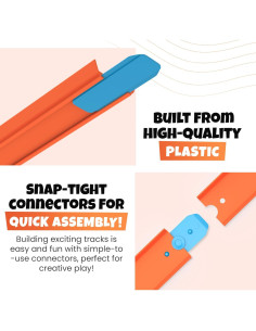 Juego de Pistas de Reemplazo 8 Piezas Hot Wheels 91 cm 2