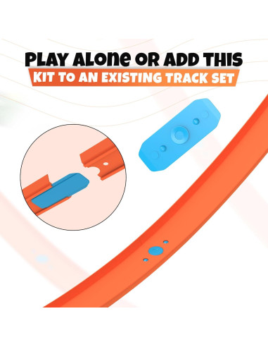 Juego de Pistas de Reemplazo 8 Piezas Hot Wheels 91 cm