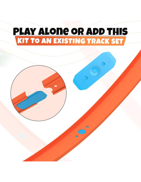 Juego de Pistas de Reemplazo 8 Piezas Hot Wheels 91 cm Juego de Pistas de Reemplazo 8 Piezas Hot Wheels 91 cm