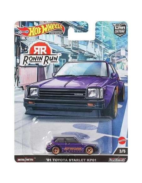 Conjunto 4 Vehículos Diecast Hot Wheels Ronin Run 2022