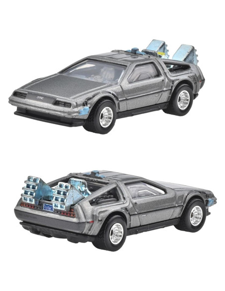 Hot Wheels Premium DeLorean Regreso al Futuro Modelo Metal