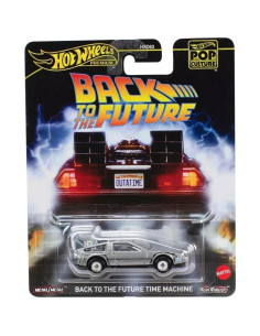 Hot Wheels Premium DeLorean Regreso al Futuro Modelo Metal 2
