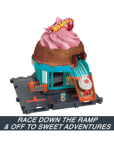 Set de Juego Helados Hot Wheels HTN77 con Coche 1:64