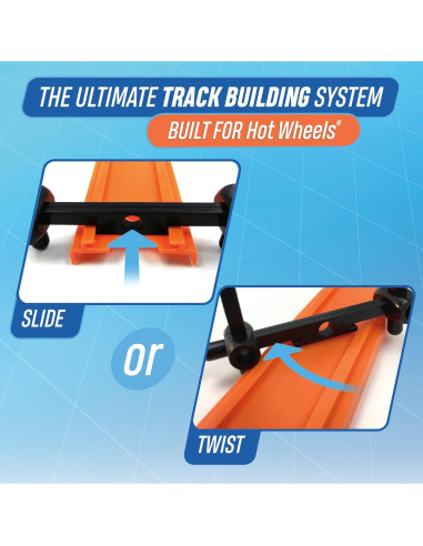 TrackJack Sistema de Construcción de Pistas Hot Wheels 17.78x7.62cm