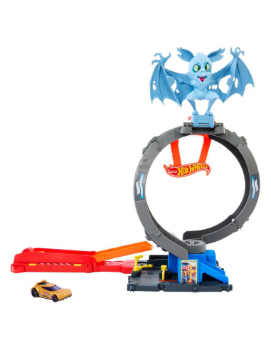 Juego de Pista Hot Wheels City Ataque Murciélago con Loop