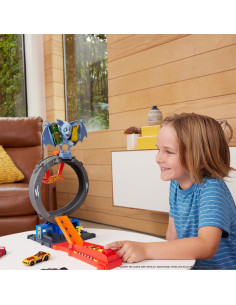 Juego de Pista Hot Wheels City Ataque Murciélago con Loop 2