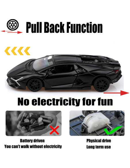 Coche Diecast Lamborghini Revuelto 1/36 Rojo - Juguete Infantil Coche Diecast Lamborghini Revuelto 1/36 Rojo - Juguete Infantil