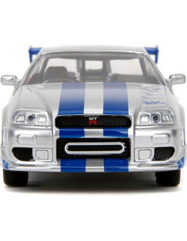 Juguete coche metal fundido Jada Toys Nissan Skyline GT-R R34 1:32