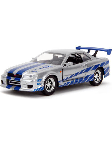 Juguete coche metal fundido Jada Toys Nissan Skyline GT-R R34 1:32