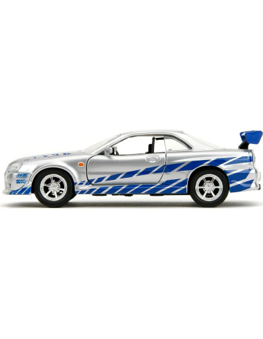 Juguete coche metal fundido Jada Toys Nissan Skyline GT-R R34 1:32