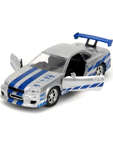 Juguete coche metal fundido Jada Toys Nissan Skyline GT-R R34 1:32
