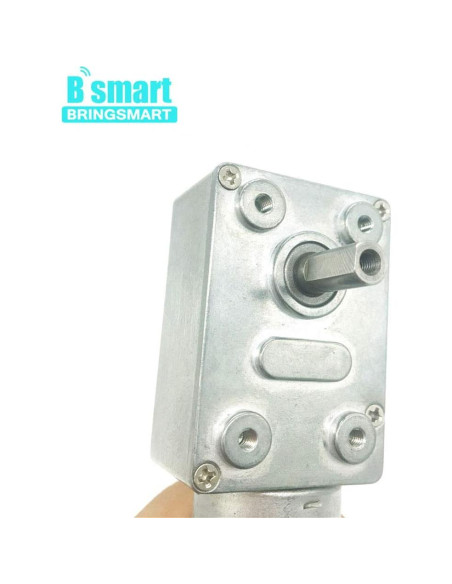 Motor de Engranaje de Gusano BRINGSMART 12V 40rpm 4.5kg.cm