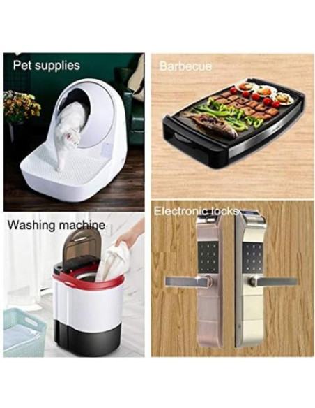 Motor de Engranaje de Gusano BRINGSMART 12V 40rpm 4.5kg.cm