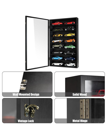 Estante de Exhibición de Coches a Escala 1/24 Cyiwniao