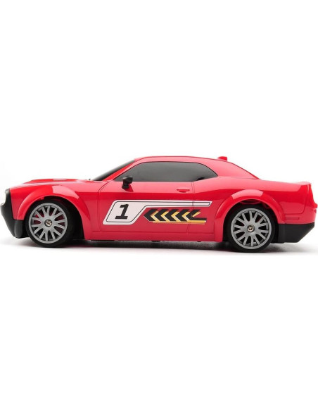 Coche RC Drift Jaming KF27 1:20 4WD Rojo con Luces LED