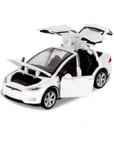 Coche de Juguete CorCar Blanco 1:32 con Luces y Sonido 2