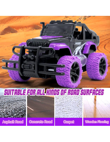 Coche de Control Remoto para Niñas Wagkew 1:20 con Muñeca LED