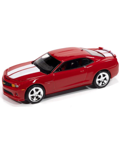 Coche Diecast 1/64 Auto World 2010 RS/SS Rojo con Rayas