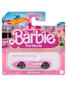 Hot Wheels Corvette Barbie 1956 Escala 1:64 Mattel