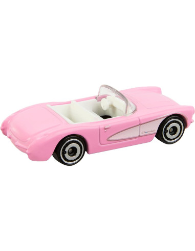 Hot Wheels Corvette Barbie 1956 Escala 1:64 Mattel