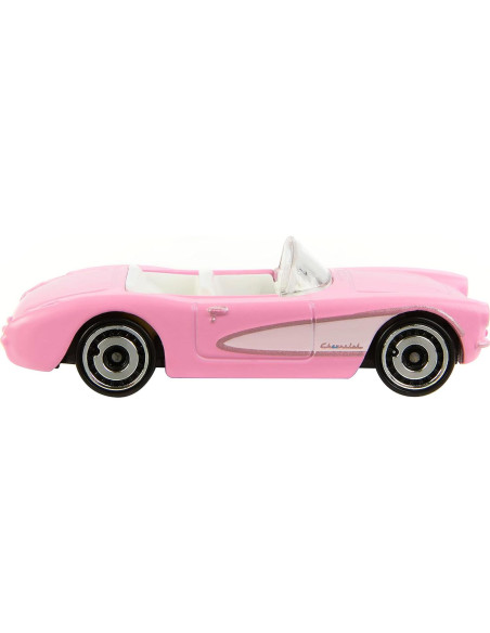Hot Wheels Corvette Barbie 1956 Escala 1:64 Mattel