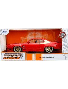 Coche de Fundición 1:24 Plymouth GTX 1972 Jada Toys Rojo 2