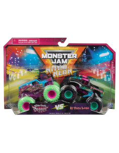 Monster Jam Camiones Monstruo Nitro Neon 1:64 Spin Master
