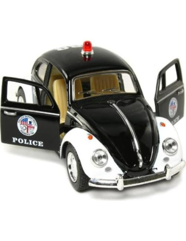 Modelo Volkswagen Clásico Beetle 1967 KiNSMART 1:32 Metal