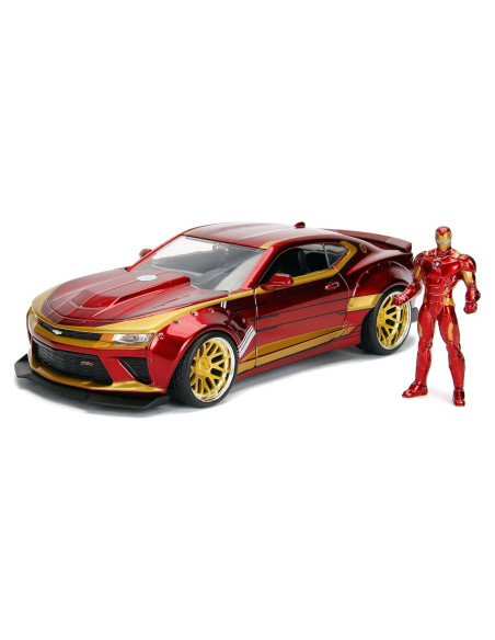 Auto de fundición Jada Toys 2016 Chevy Camaro SS Iron Man 27.94 cm Auto de fundición Jada Toys 2016 Chevy Camaro SS Iron Man 27.94 cm